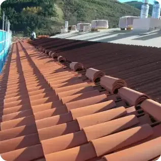 Recuperación de cubiertas utilizando teja curva