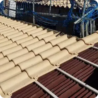 Obra nueva en edificios de viviendas con teja curva
